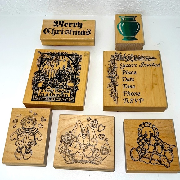 Stamp Craft Bundle Set of 7 - Picture 1 of 3